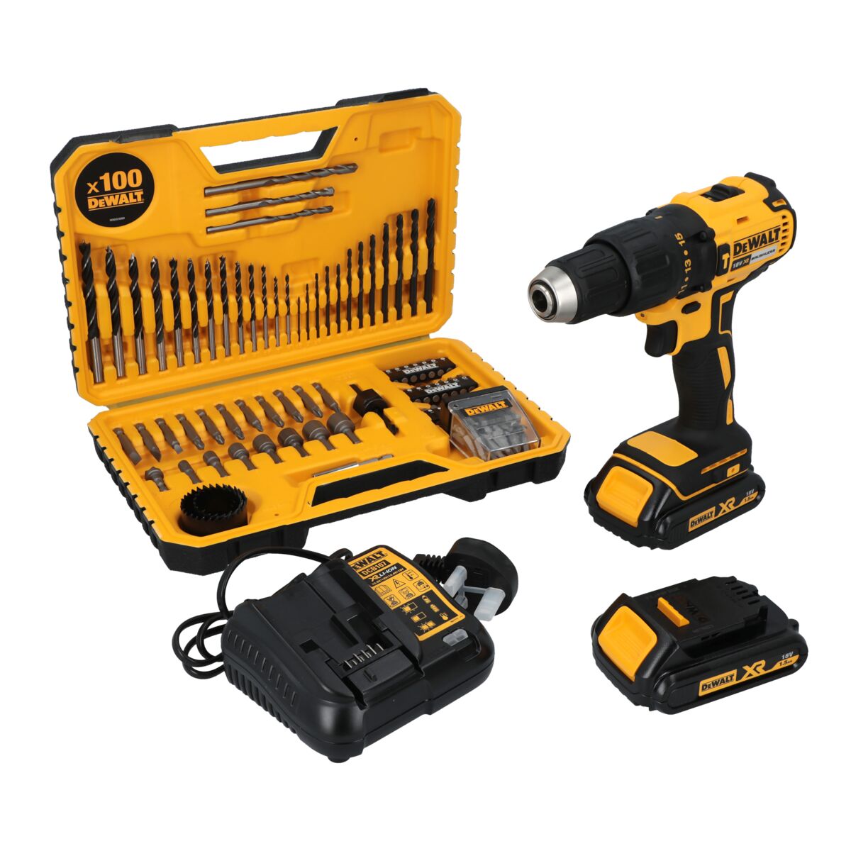 Dewalt DCD778S2BITGB Cordless Hammer Drill and Bit Set Drills